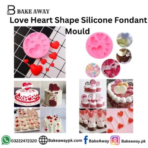 Love Heart Silicone Fondant Mould