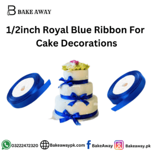1/2inch Royal Blue Ribbon For  Cake Decorations