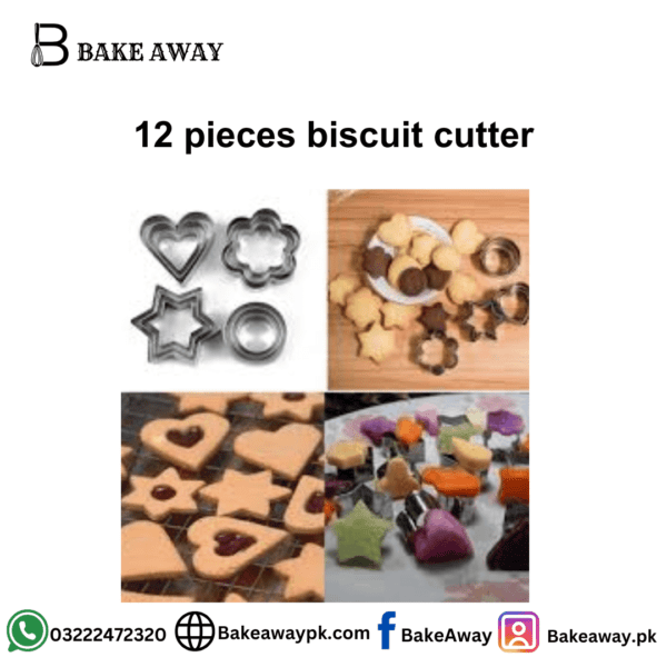 12 Pieces Biscuit Cutter