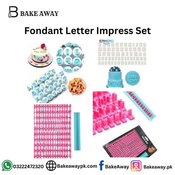 Fondant Letter Impress Set