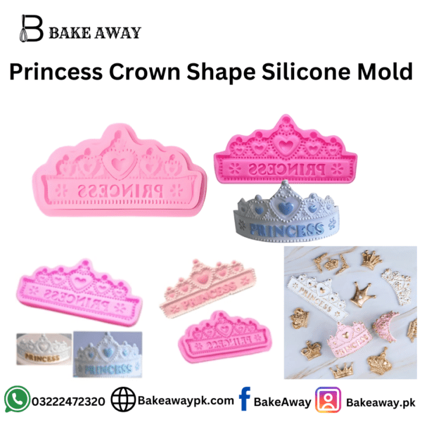 Princess Crown Shape Silicone Mold