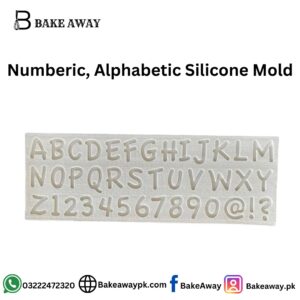 Numberic, Alphabetic Silicone Mold