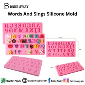Words And Sings Silicone Mold