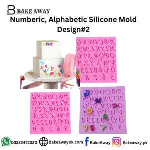 Numberic, Alphabetic Silicone Mold Design#2