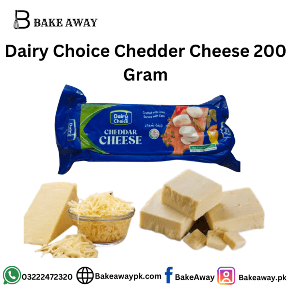 Dairy Choice Chedder Cheese 200 Gram Only For Karachi