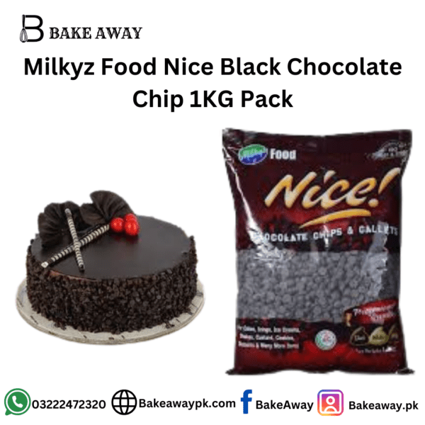 Milkyz Food Nice Black Chocolate Chip 1KG Pack