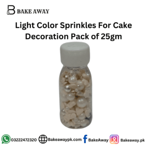 Light Color Sprinkles For Cake Decoration Pack of 25gm