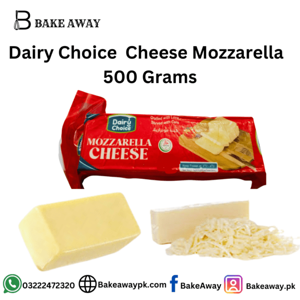 Dairy Choice  Cheese Mozzarella   500 Grams Only For Karachi