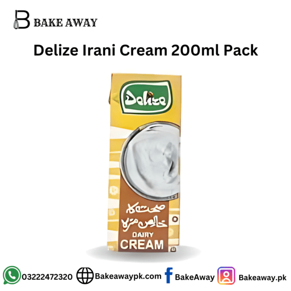 Delize Irani Cream 200ml Pack