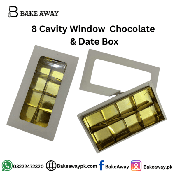 8 Cavity Window  Chocolate  & Date Box