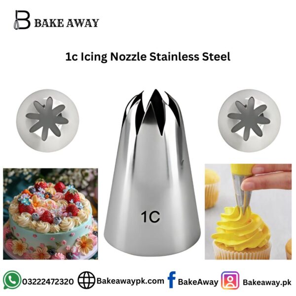  1c Icing Nozzle Stainless Steel