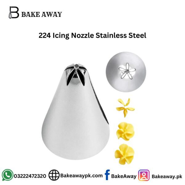  224 Icing Nozzle Stainless Steel
