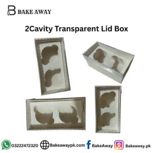 2Cavity Transparent Lid Box
