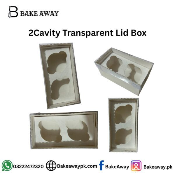 2Cavity Transparent Lid Box