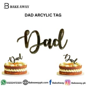 DAD ARCYLIC TAG