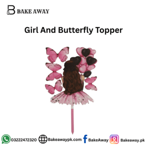 Girl And Butterfly Topper