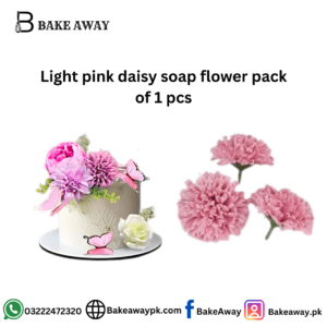 Light pink daisy soap flower pack of 1 pcs