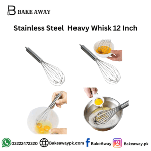 Stainless Steel  Heavy Whisk 12 Inch