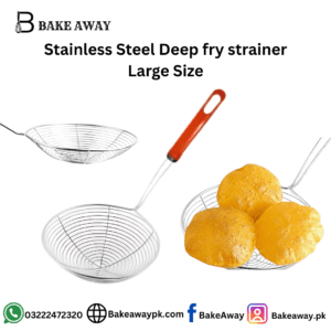 Stainless Steel Deep fry strainer Large Size