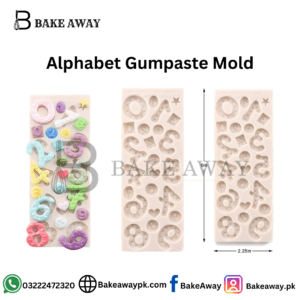 Alphabet Gumpaste Mold