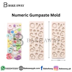 Numeric Gumpaste Mold