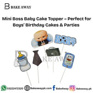 Mini Boss Baby Cake Topper