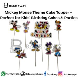 Mickey Mouse Theme Cake Topper