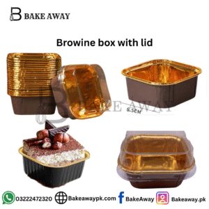 Browine box with lid
