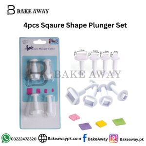 4pcs Sqaure Shape Plunger Set