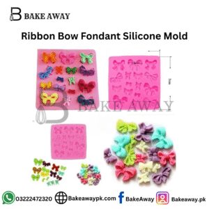Ribbon Bow Fondant Silicone Mold