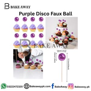 Purple Disco Faux Ball