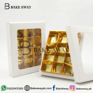 12 Cavity Window Date Box White