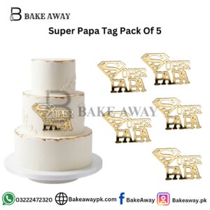 Super Papa Tag Pack Of 5