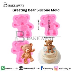 Greeting Bear Silicone Mold