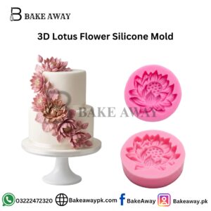3D Lotus Flower Silicone Mold
