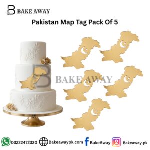 Pakistan Map Tag Pack Of 5