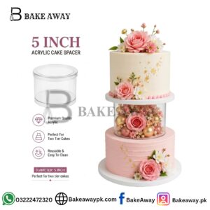5 Inch Acrylic Cake Spacer
