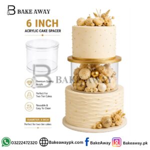 6 Inch Acrylic Cake Spacer
