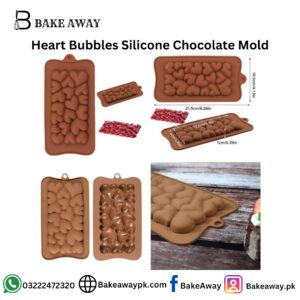 Heart Bubbles Silicone Chocolate Mold
