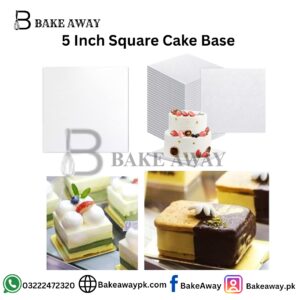 5 Inch Square Cake Base