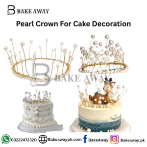 Pearl Crown For Cake Decoration IS Available