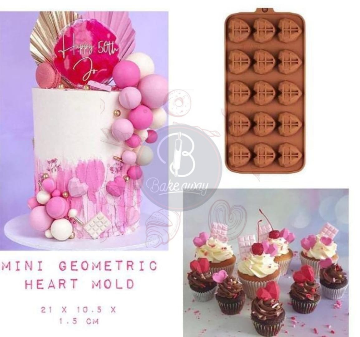 Geometric Cakesicles Mold – Baking Treasures Bake Shop