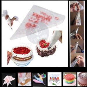 Medium Disposable Piping Bags Pack Of 50pcs (size:12inch)