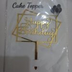 HAPPY BIRTHDAY ARCYLIC TOPPER DESIGN 4