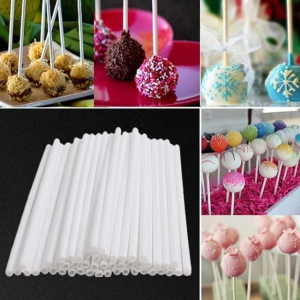 8INCH LOLLIPOP STICK PACK OF 50PCS
