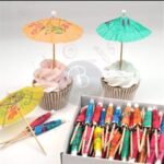 PAPER UMBRELLA FOR CUPCAKE DECORATION(PACK OF 10PCS)