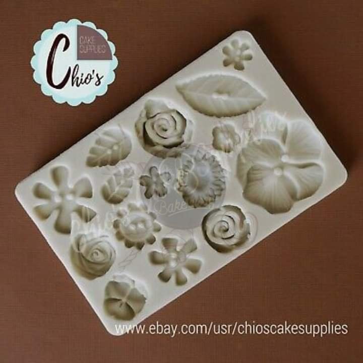 LEAF & ROSE SILICON MOULD