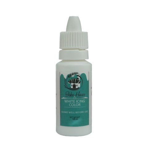MILKYZ FOOD WHITE LIQUID COLOUR 18ML DROPPER BOTTLE