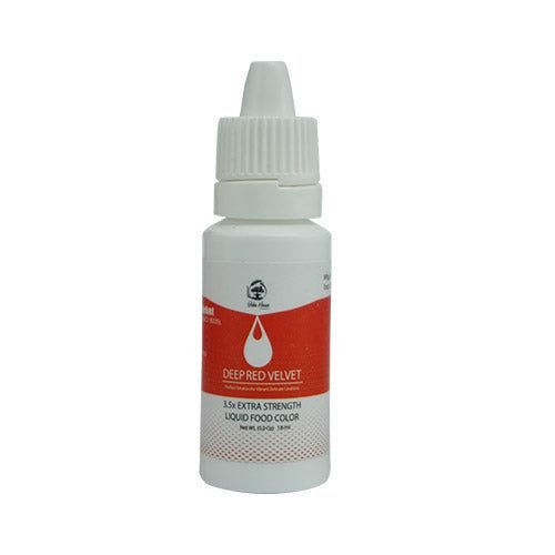 MILKYZ FOOD RED VELVET LIQUID COLOUR 18ML DROPPER BOTTLE
