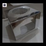 10X10X8 SILVER 3 SIDE WINDOW CAKE BOX